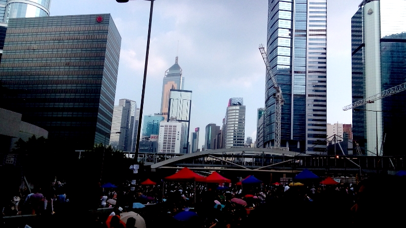 umbrella revolution.