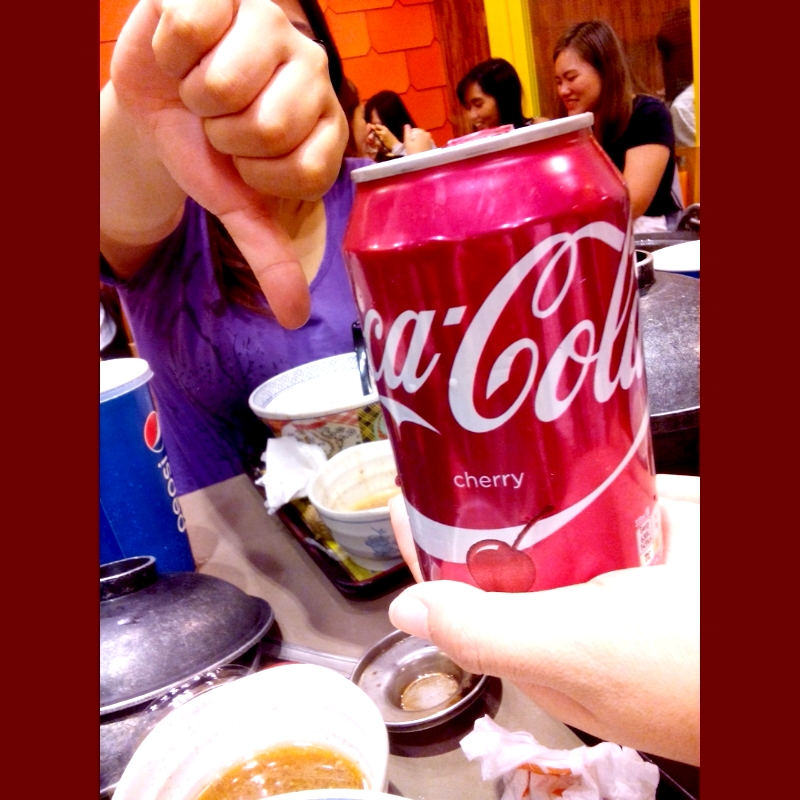 cherry coke from England.